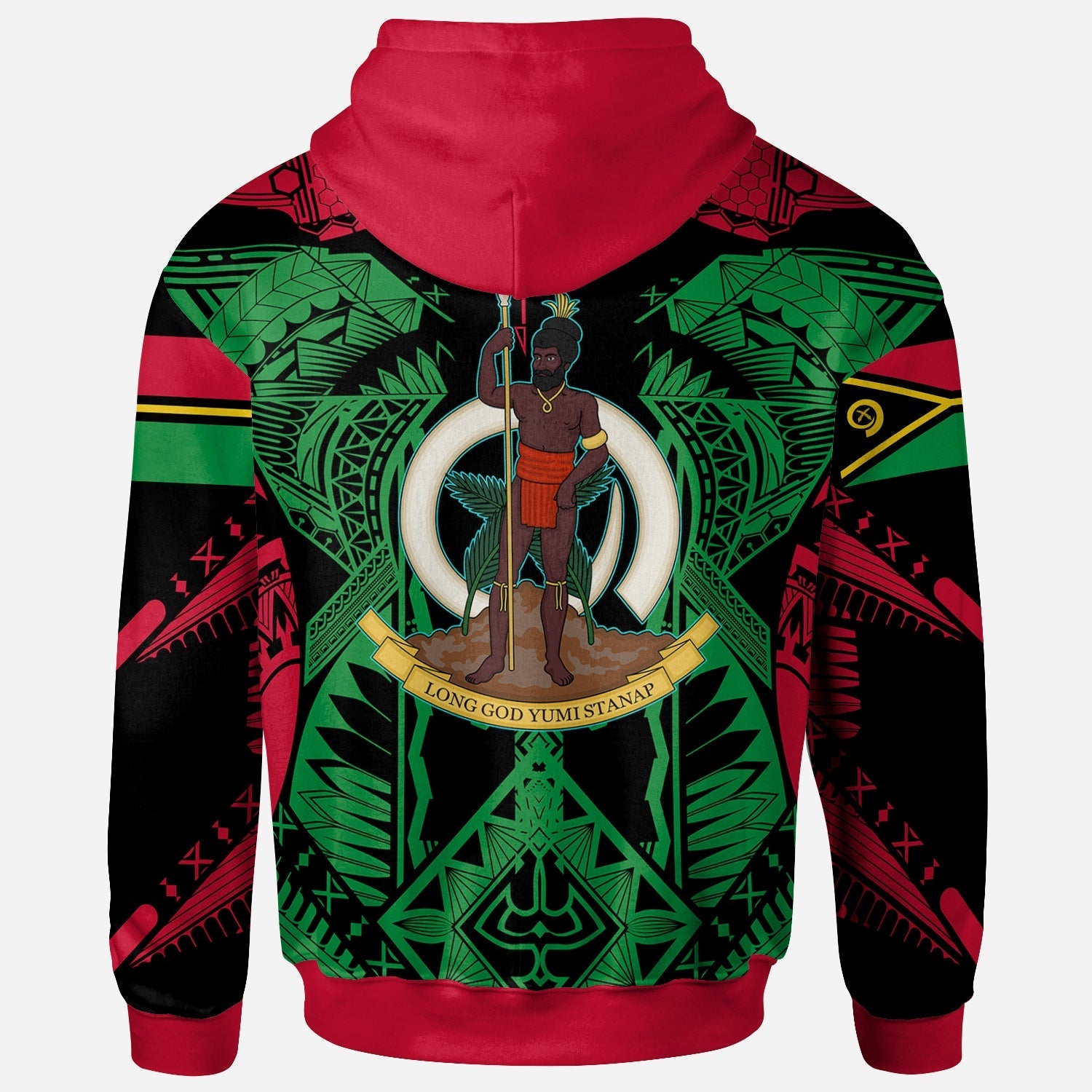 Vanuatu Hoodie Vanuatu "Long God yumi stanap" Polynesian Pride Hoodie LT10