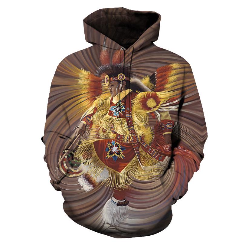 Powwow Dancers Native American Hoodie LT10