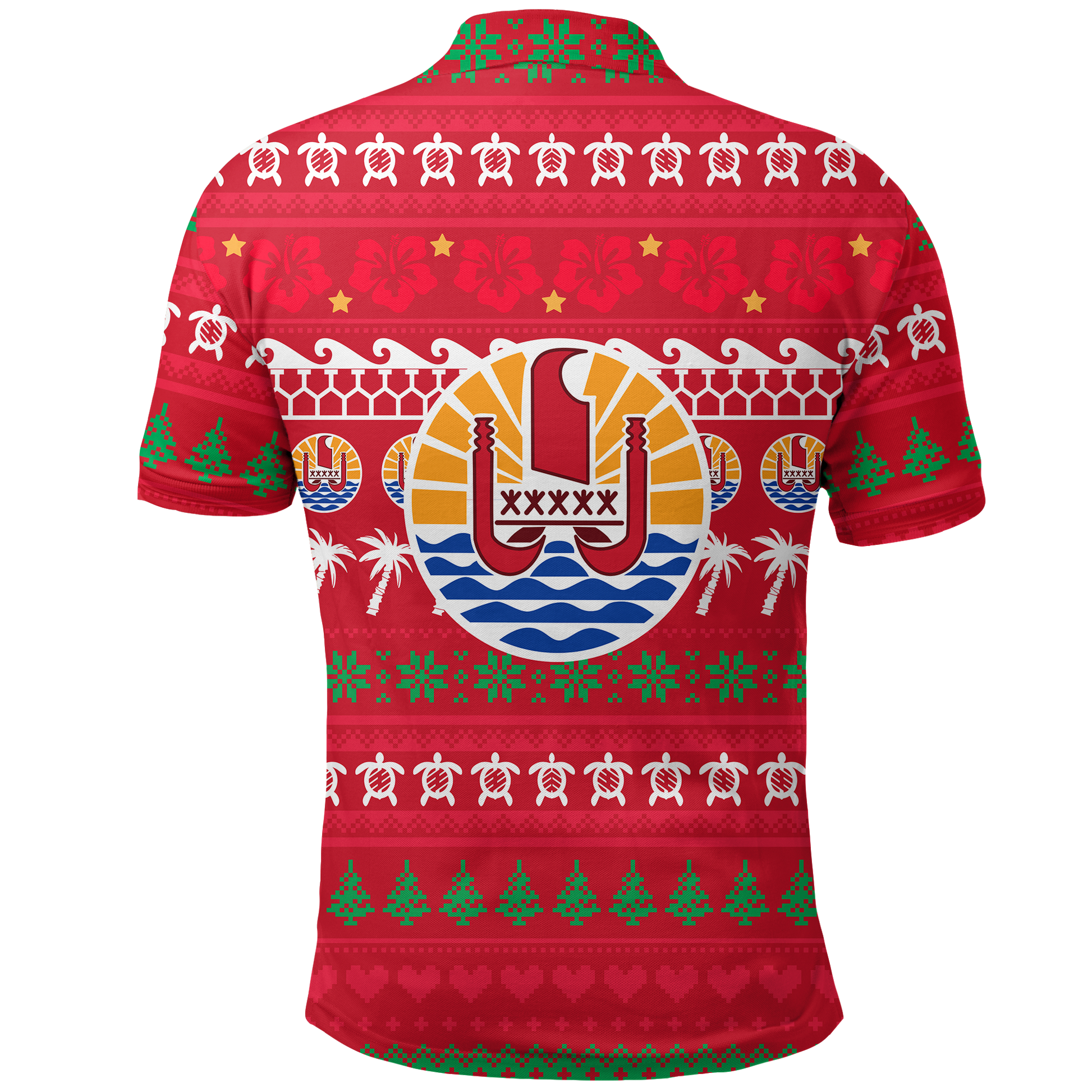 Tahiti Polo Shirt Christmas Ugly Christmas LT12