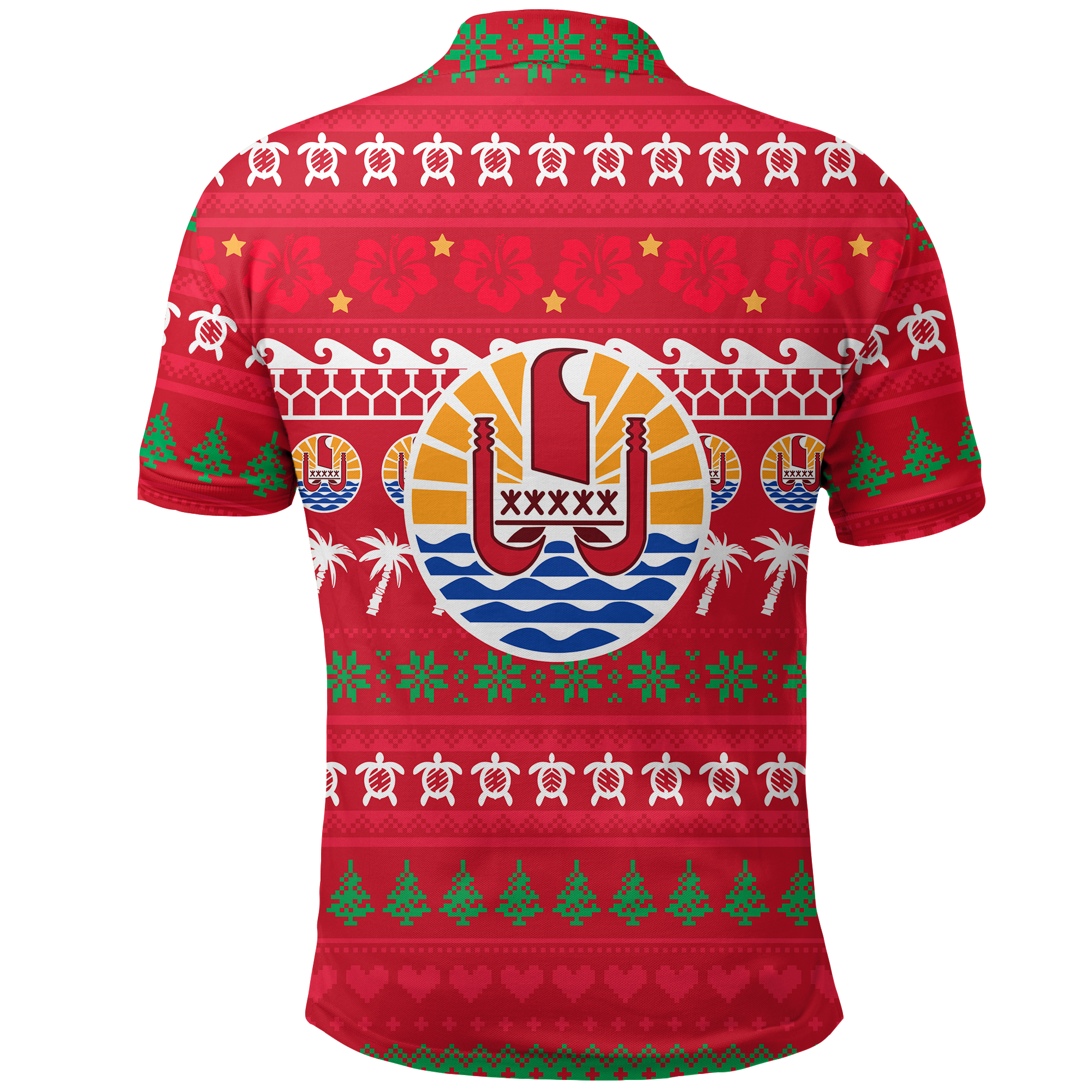 Tahiti Polo Shirt Christmas Ugly Christmas LT12