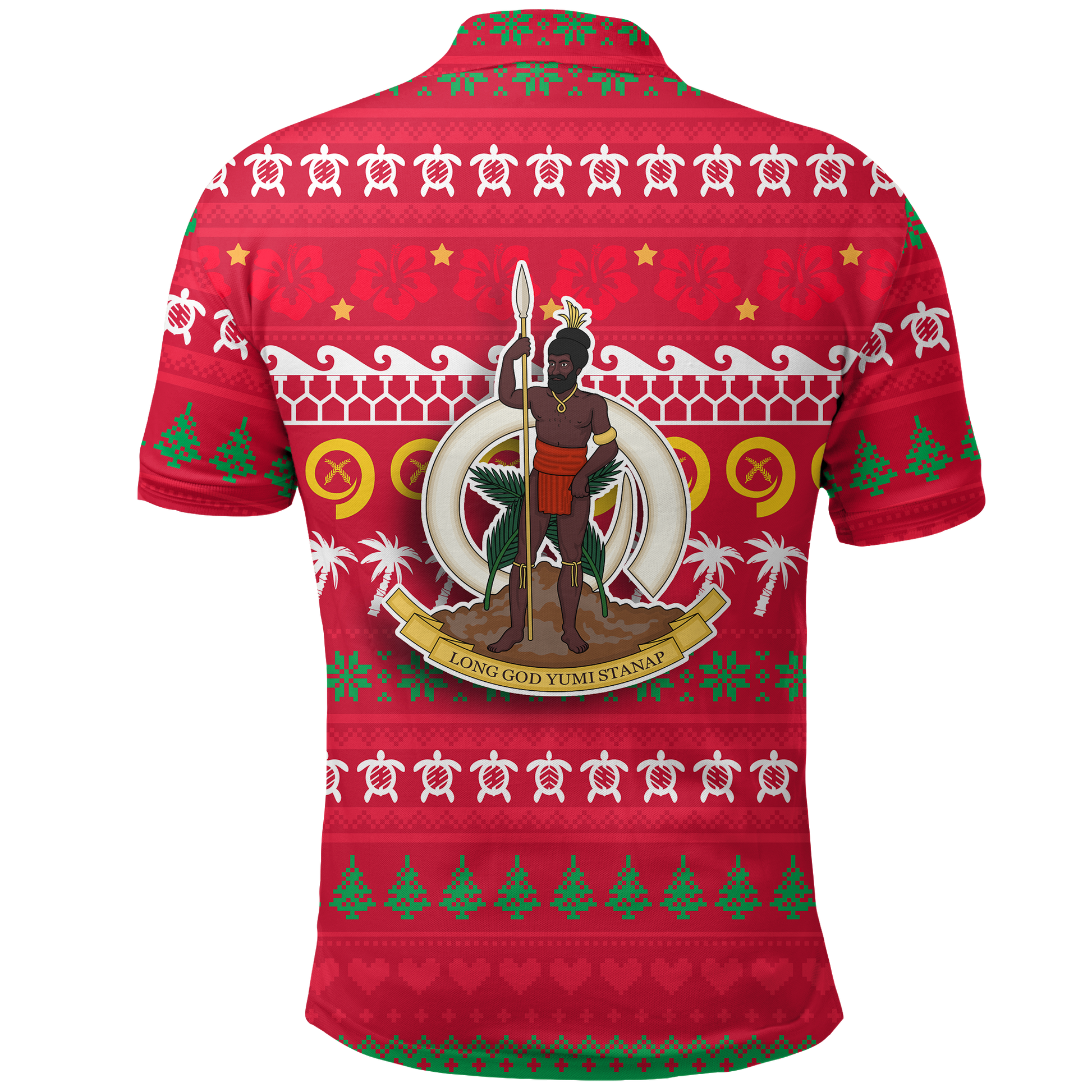 Vanuatu Polo Shirt Christmas Ugly Christmas LT12