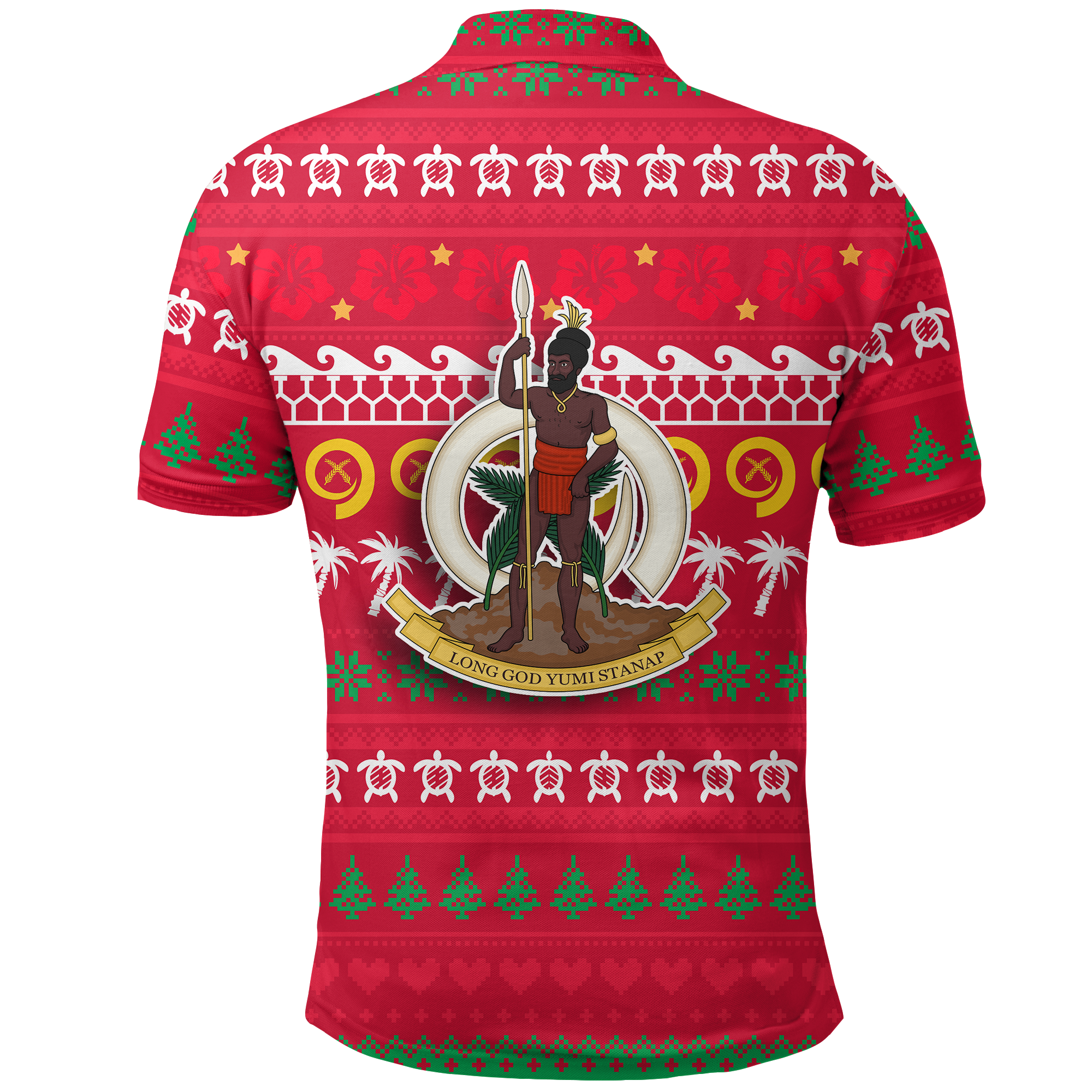 Vanuatu Polo Shirt Christmas Ugly Christmas LT12