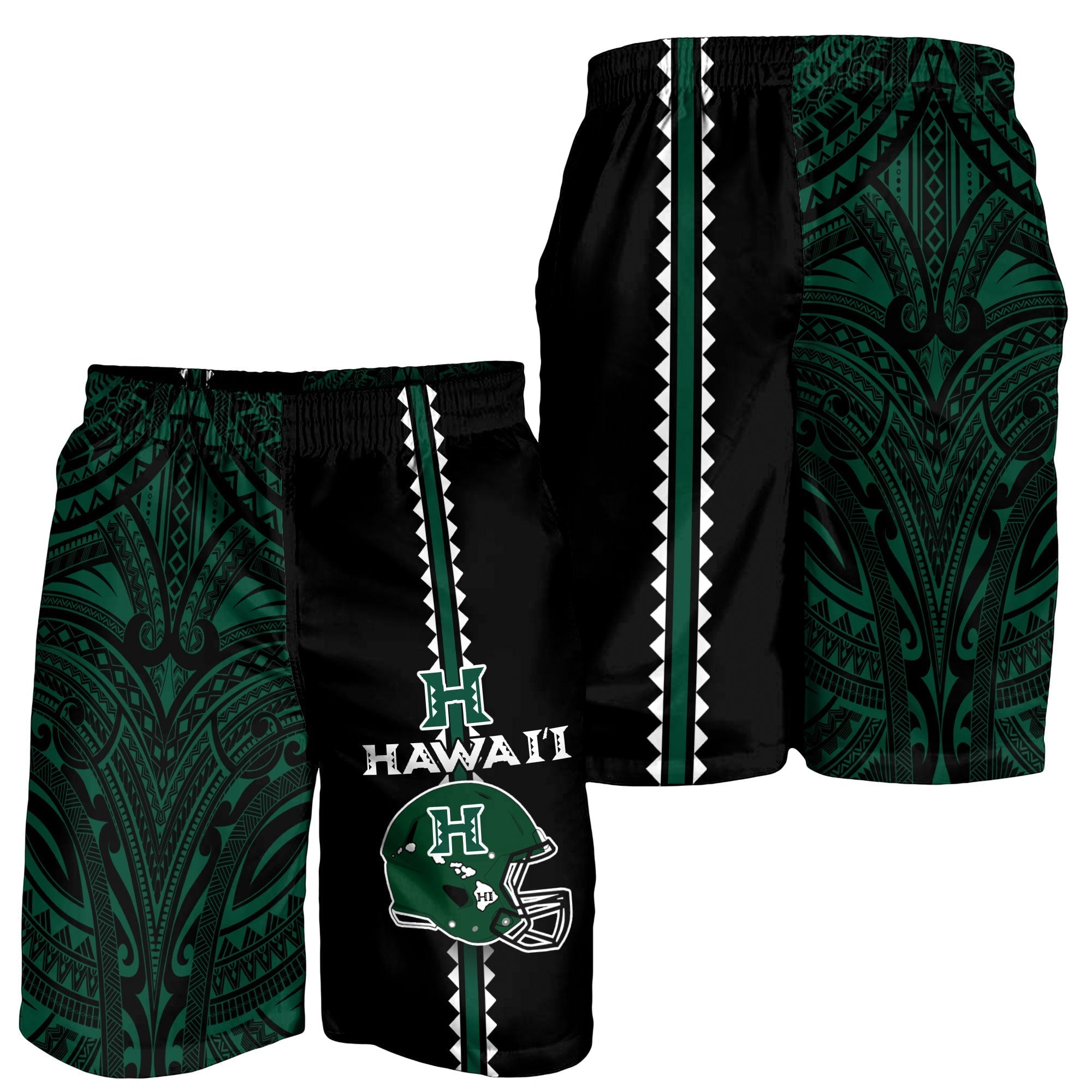 Hawaii Kakau Warrior Football Men Short LT12