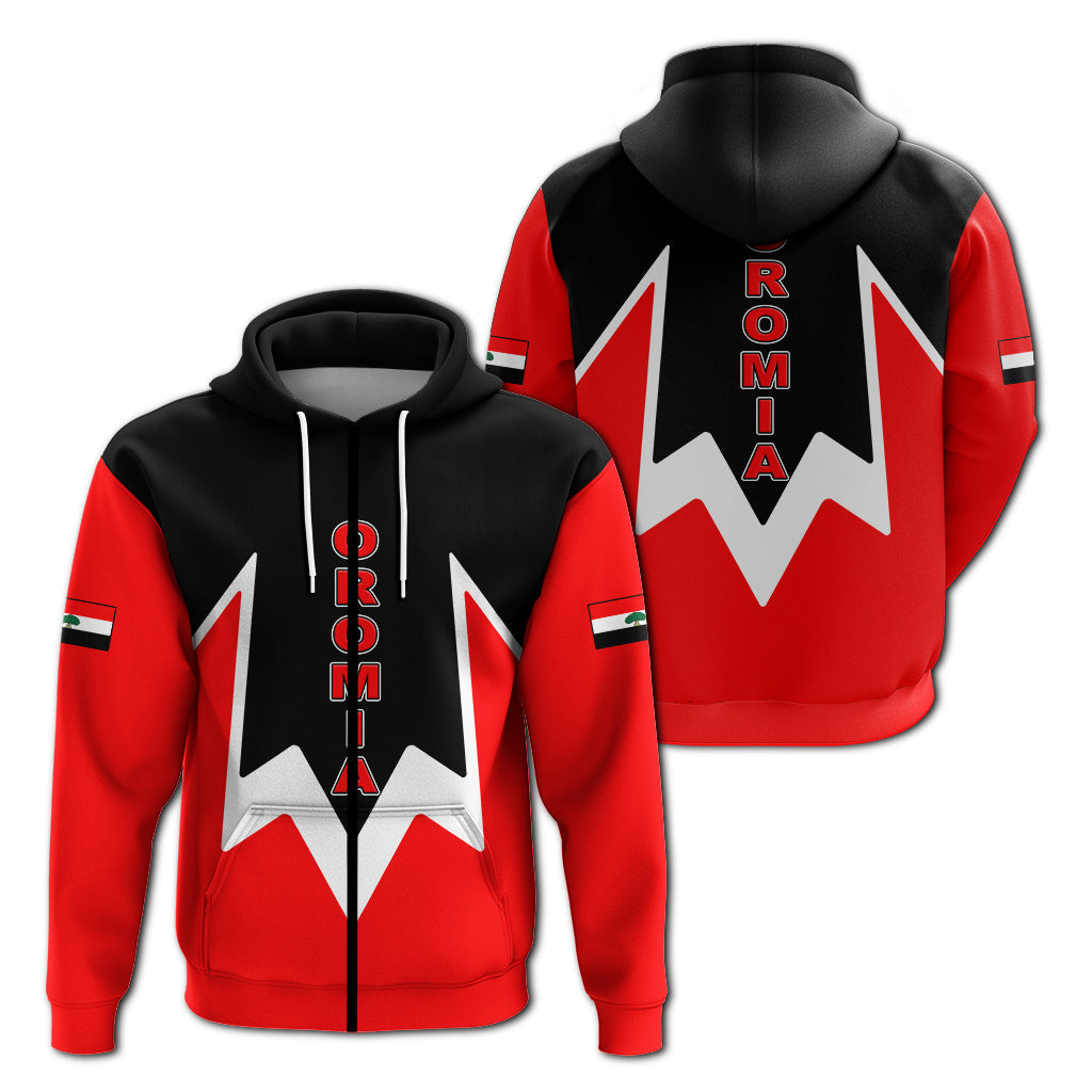 Oromia Region Legend Ethiopia Zip Hoodie LT12