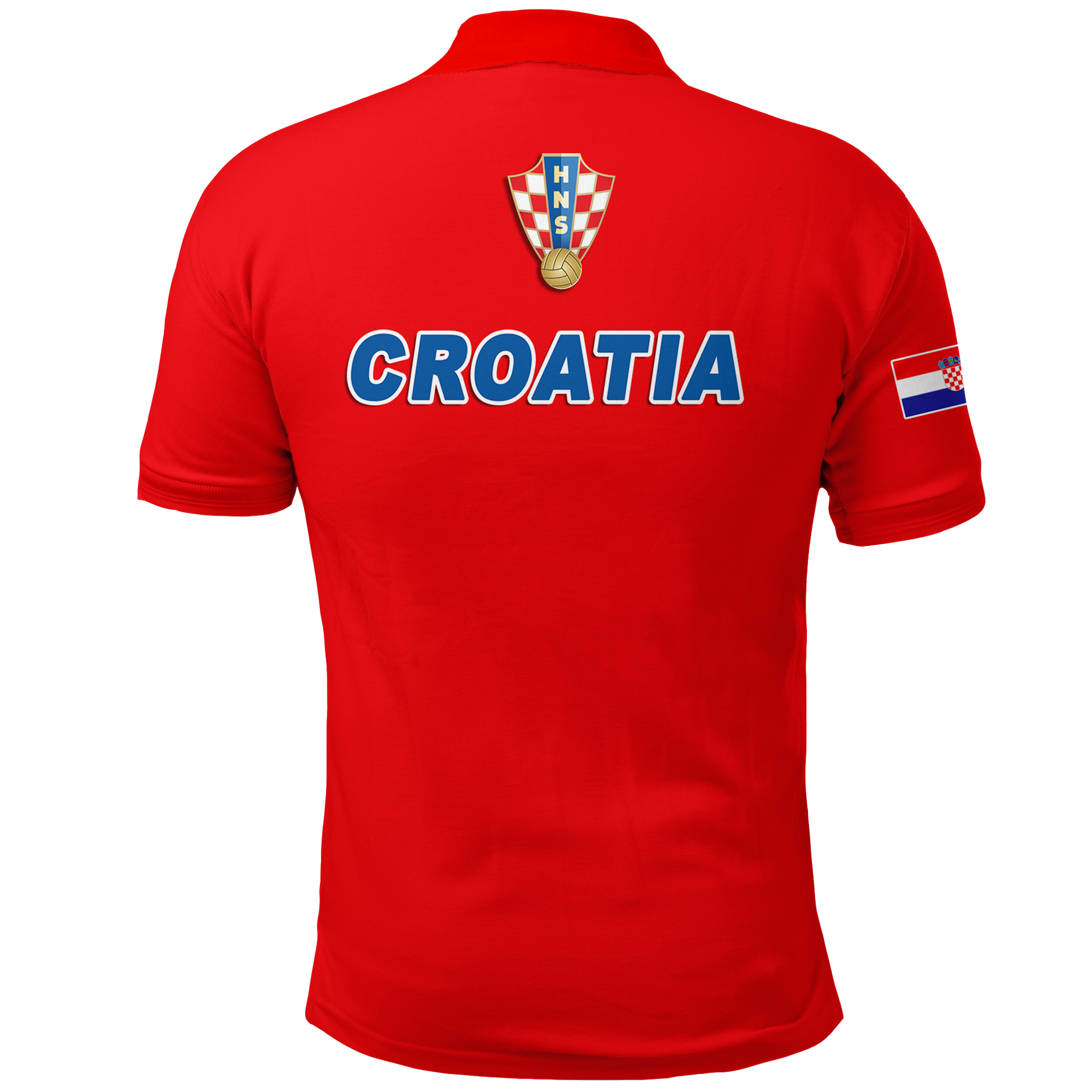 Croatia Football 2022 Checkerboard Polo Shirt LT12