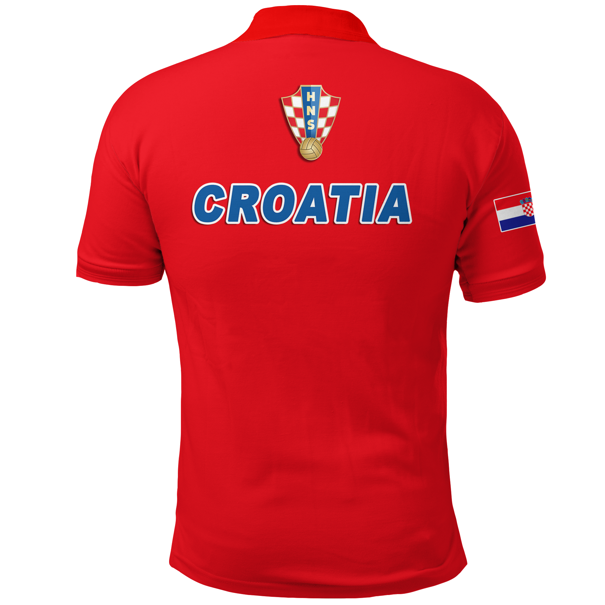 Croatia Football 2022 Checkerboard Polo Shirt LT12
