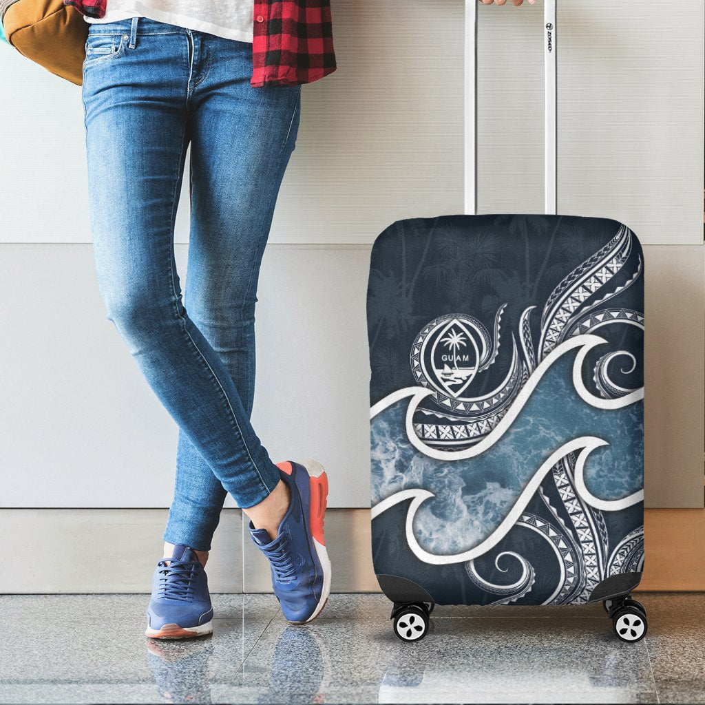 Guam Polynesian Luggage Covers - Ocean Style