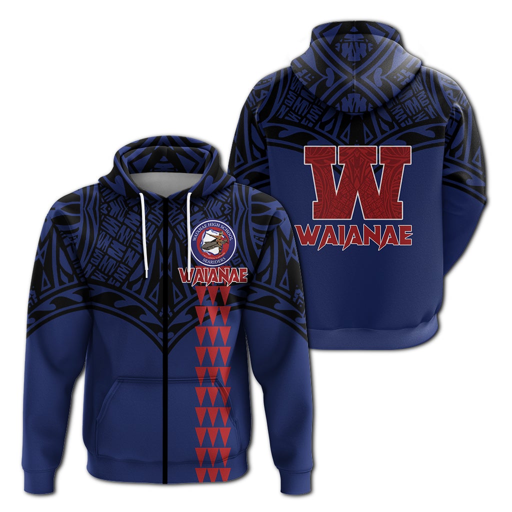 Waianae High School Pride Zip Hoodie LT12