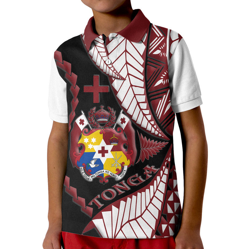 Tonga Polo Shirt Emancipation Day Kupesi Pattern No.3 LT9