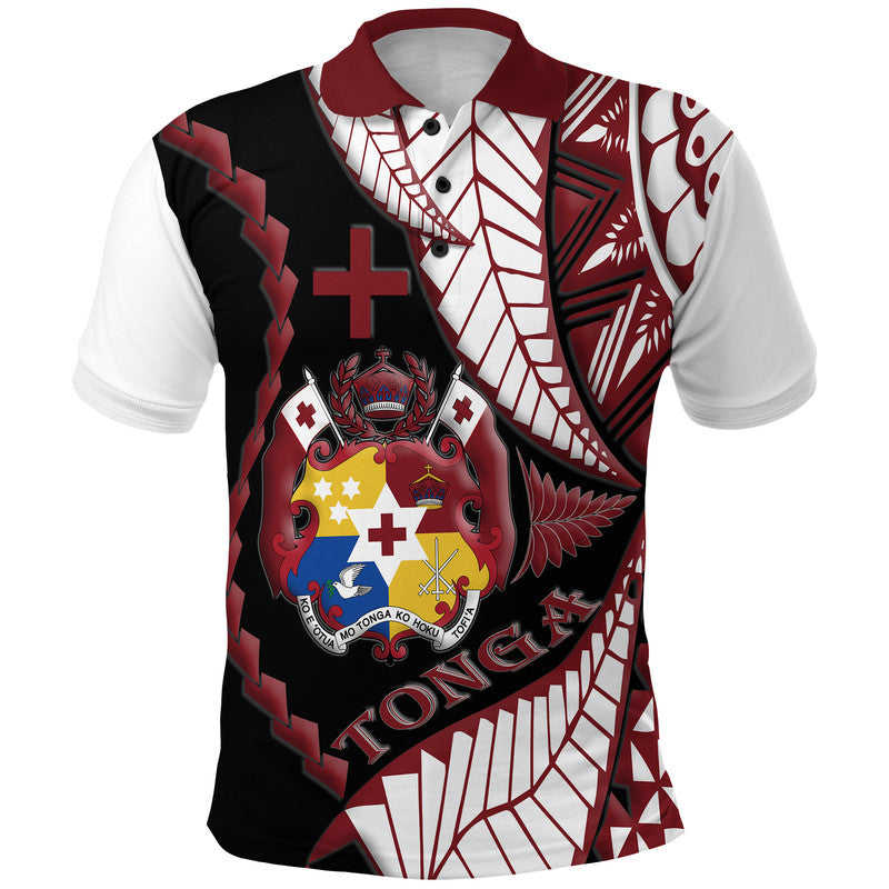 Tonga Polo Shirt Emancipation Day Kupesi Pattern No.3 LT9