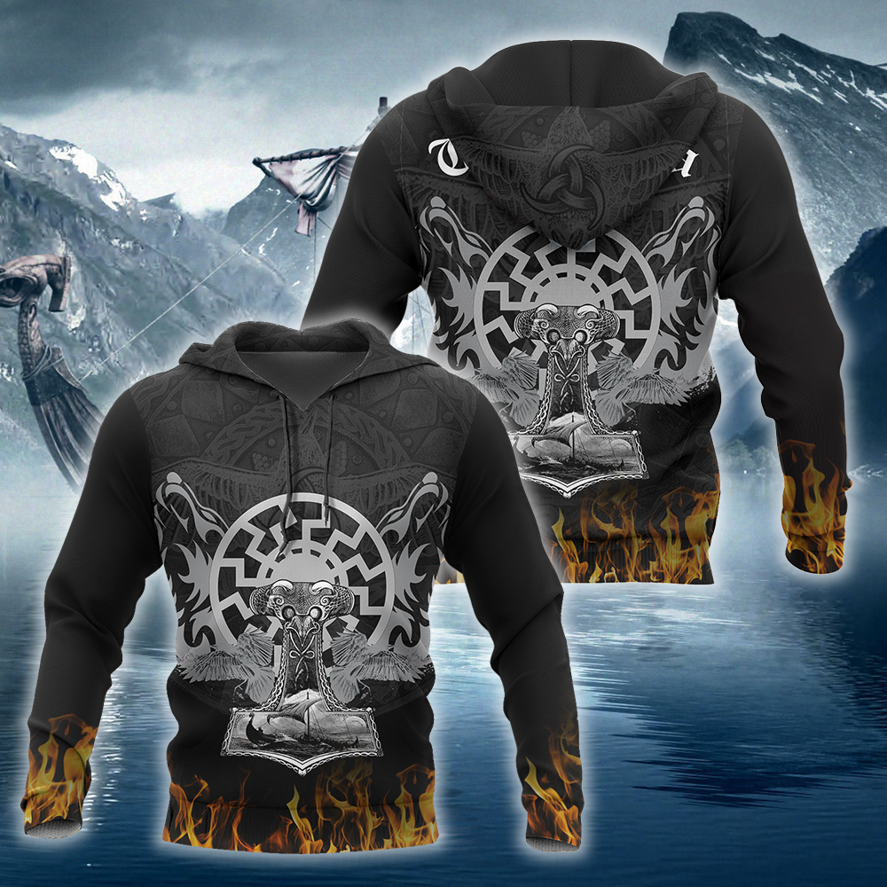 Viking Clothing Mjolnir Hoodie RLT12
