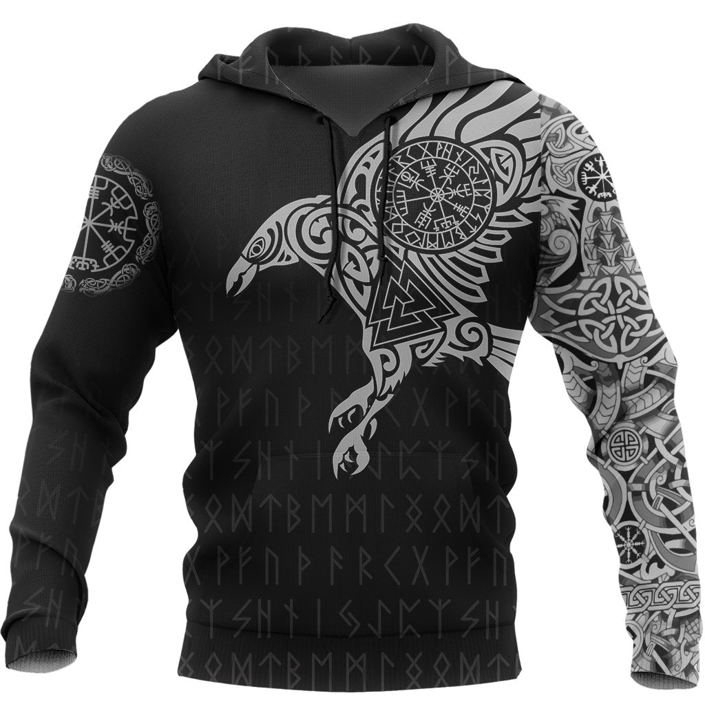 Viking The Raven Of Odin Tattoo Special Hoodie RLT12