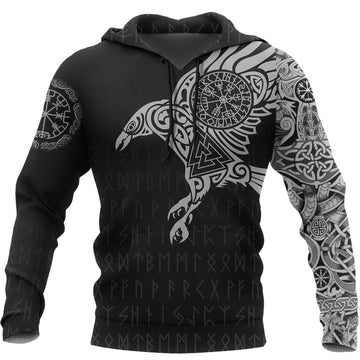 Viking The Raven Of Odin Tattoo Special Hoodie RLT12