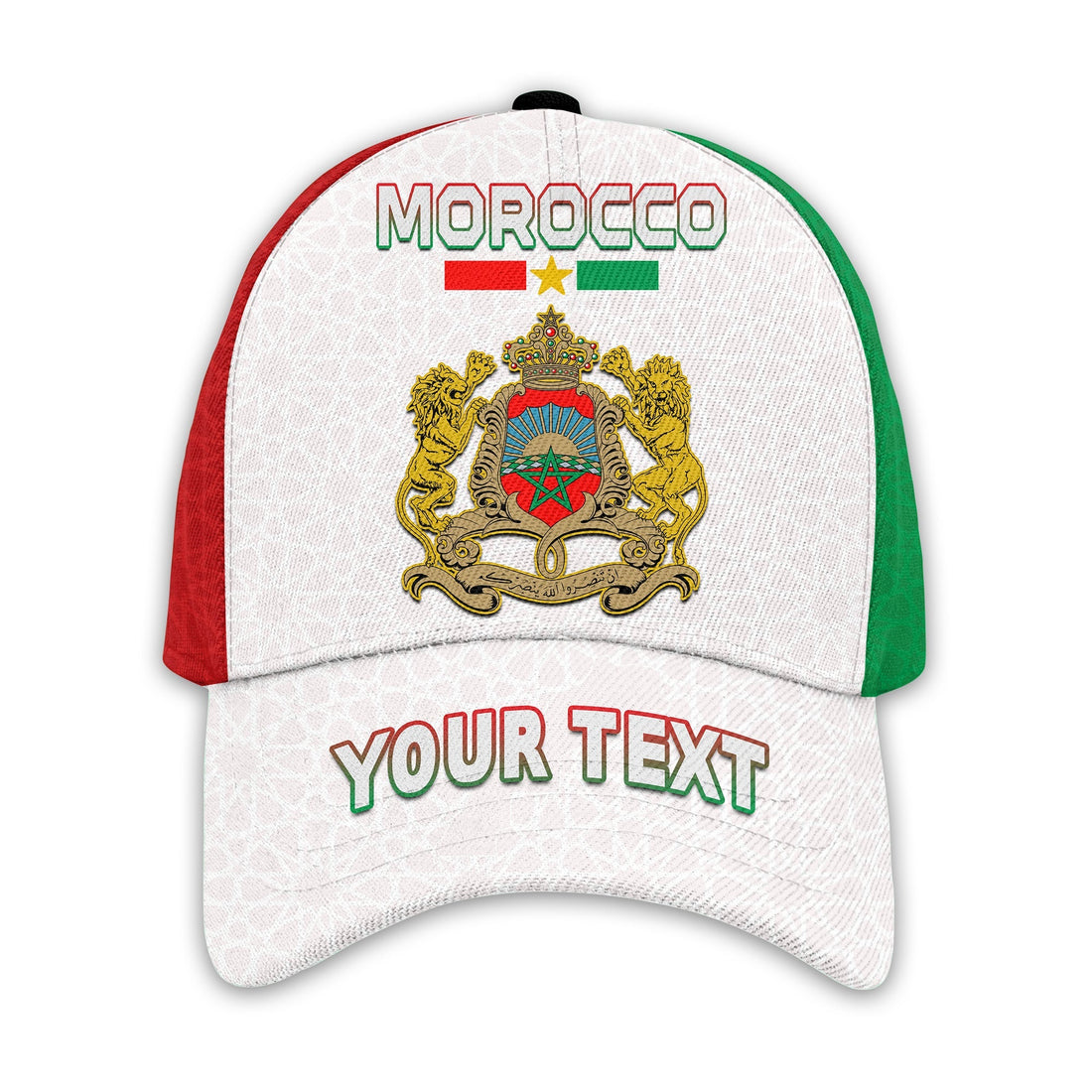 (Custom Personalised) Morocco Football Classic Cap Champions World Cup New History Ver.05 LT13