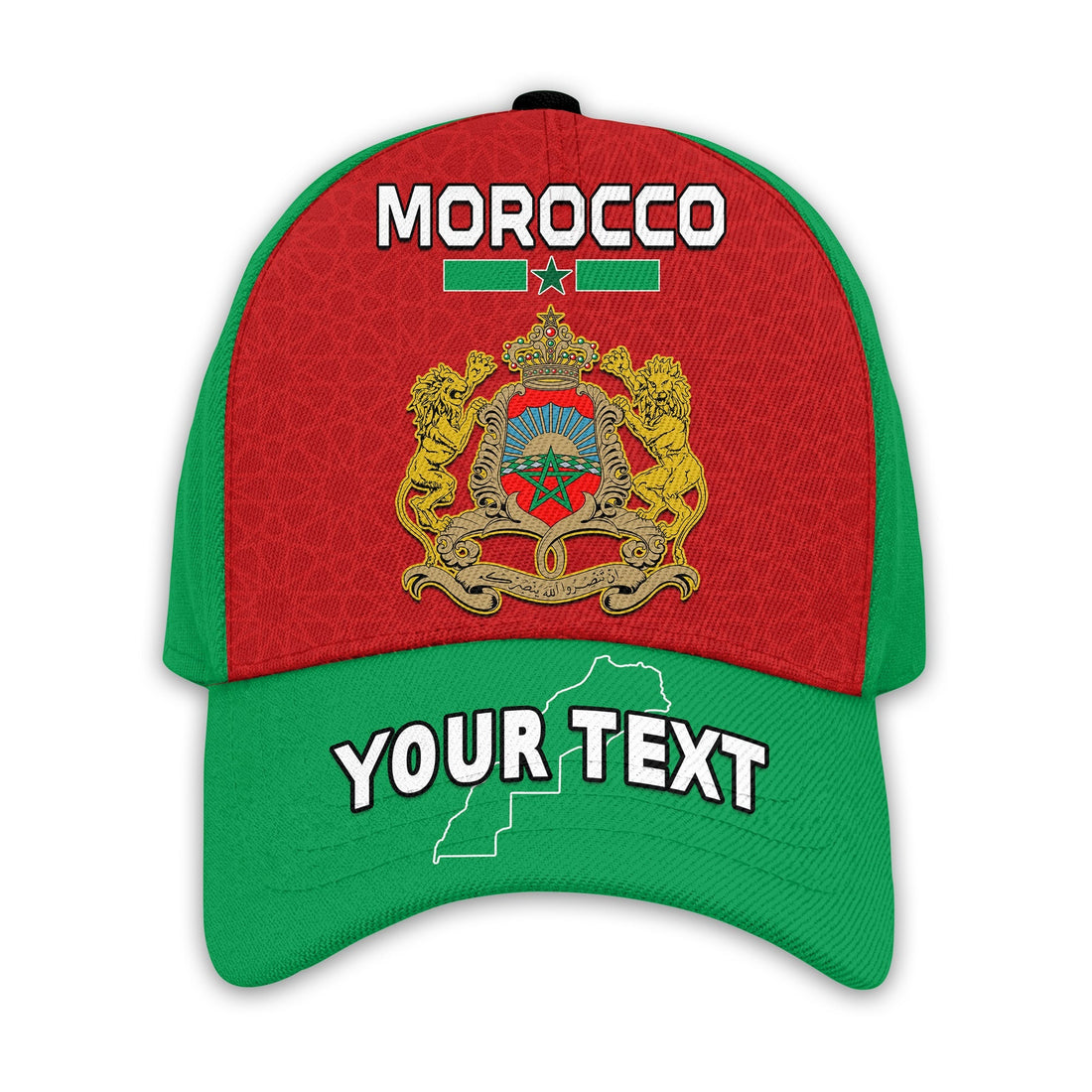 (Custom Personalised) Morocco Football Classic Cap Champions World Cup New History Ver.04 LT13