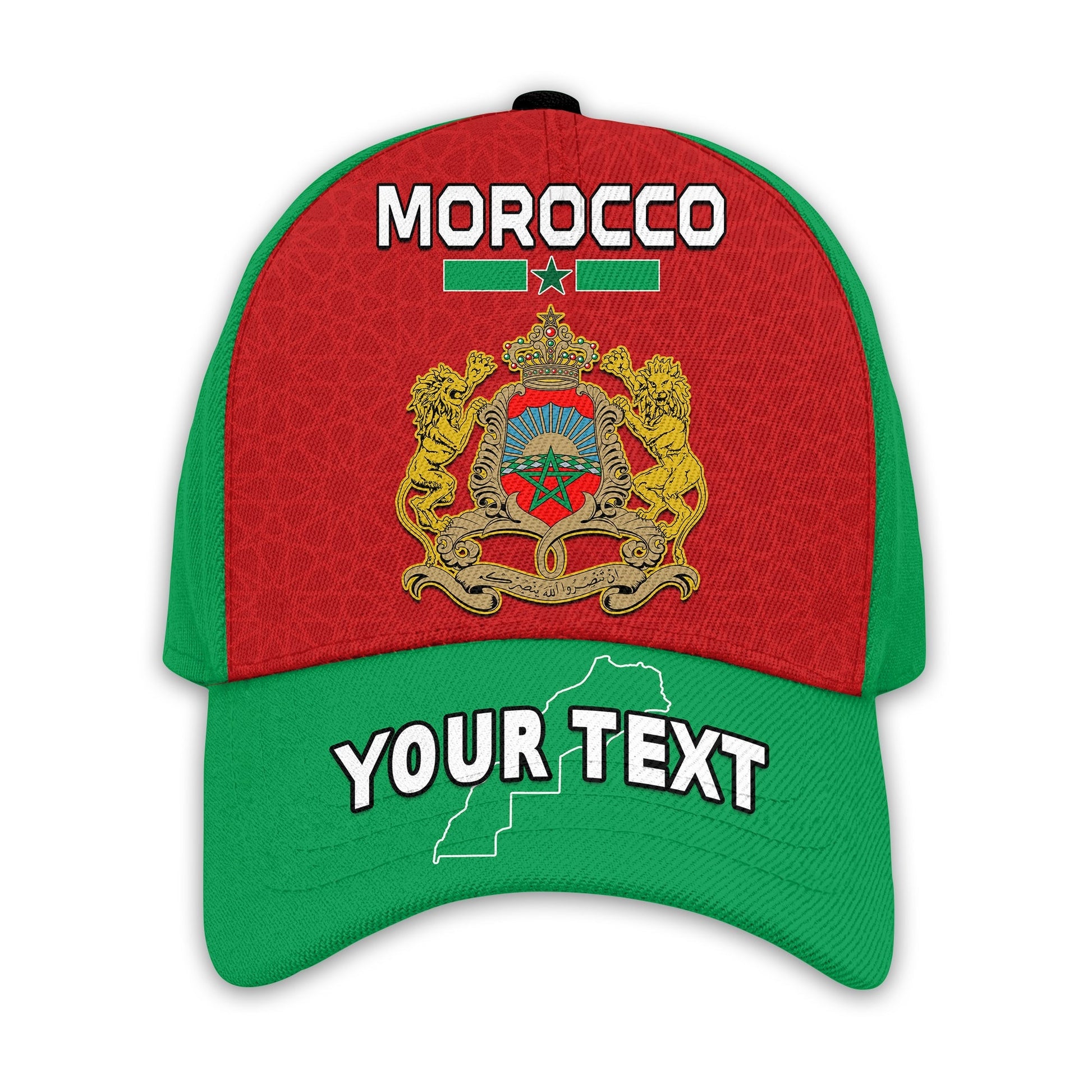 (Custom Personalised) Morocco Football Classic Cap Champions World Cup New History Ver.04 LT13