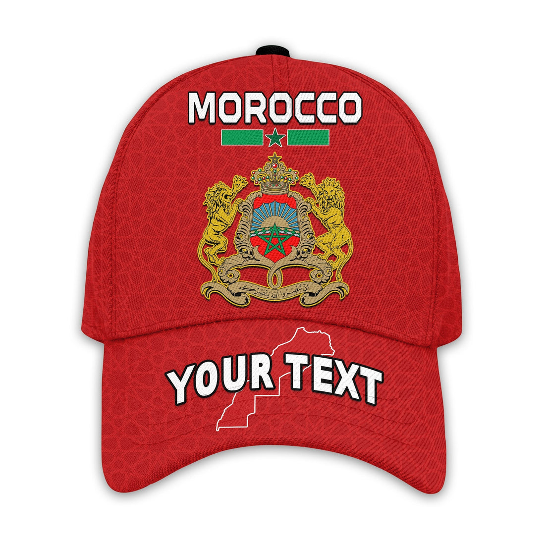(Custom Personalised) Morocco Football Classic Cap Champions World Cup New History Ver.03 LT13