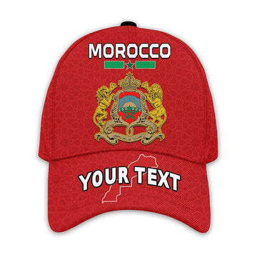 (Custom Personalised) Morocco Football Classic Cap Champions World Cup New History Ver.03 LT13