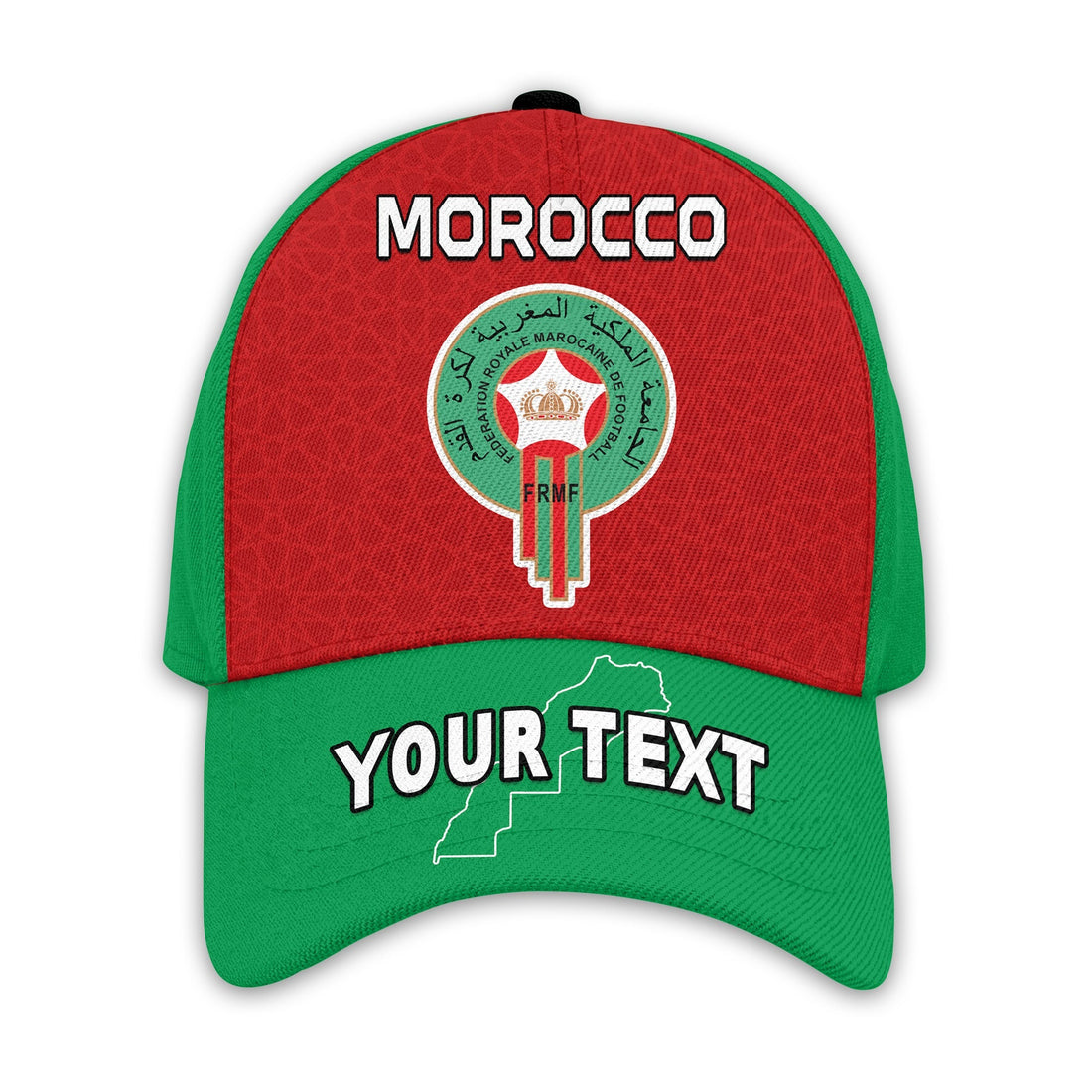 (Custom Personalised) Morocco Football Classic Cap Champions World Cup New History Ver.02 LT13