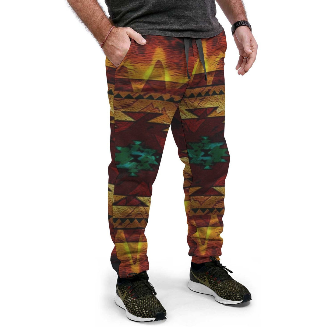 Southwest Brown Symbol Native American Jogger LT10