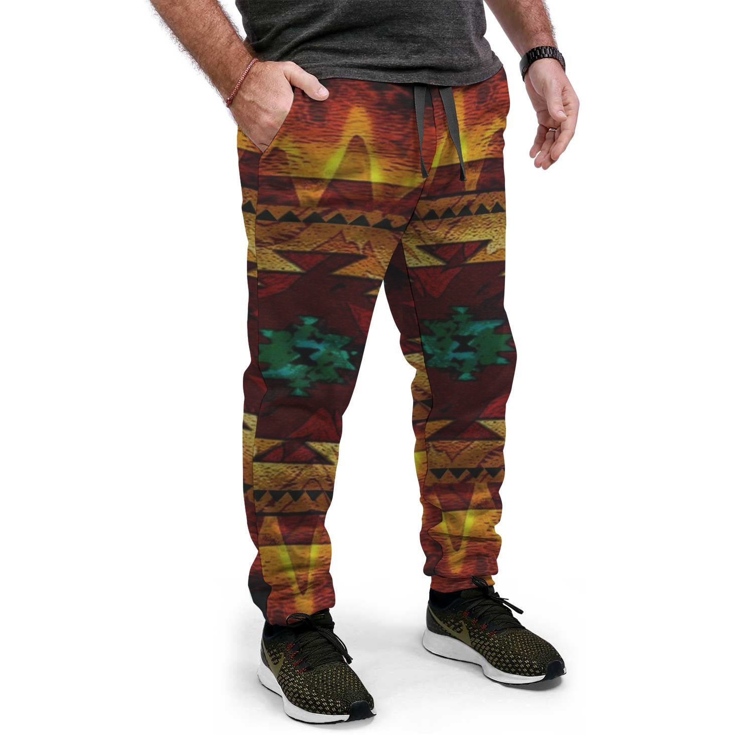 Southwest Brown Symbol Native American Jogger LT10