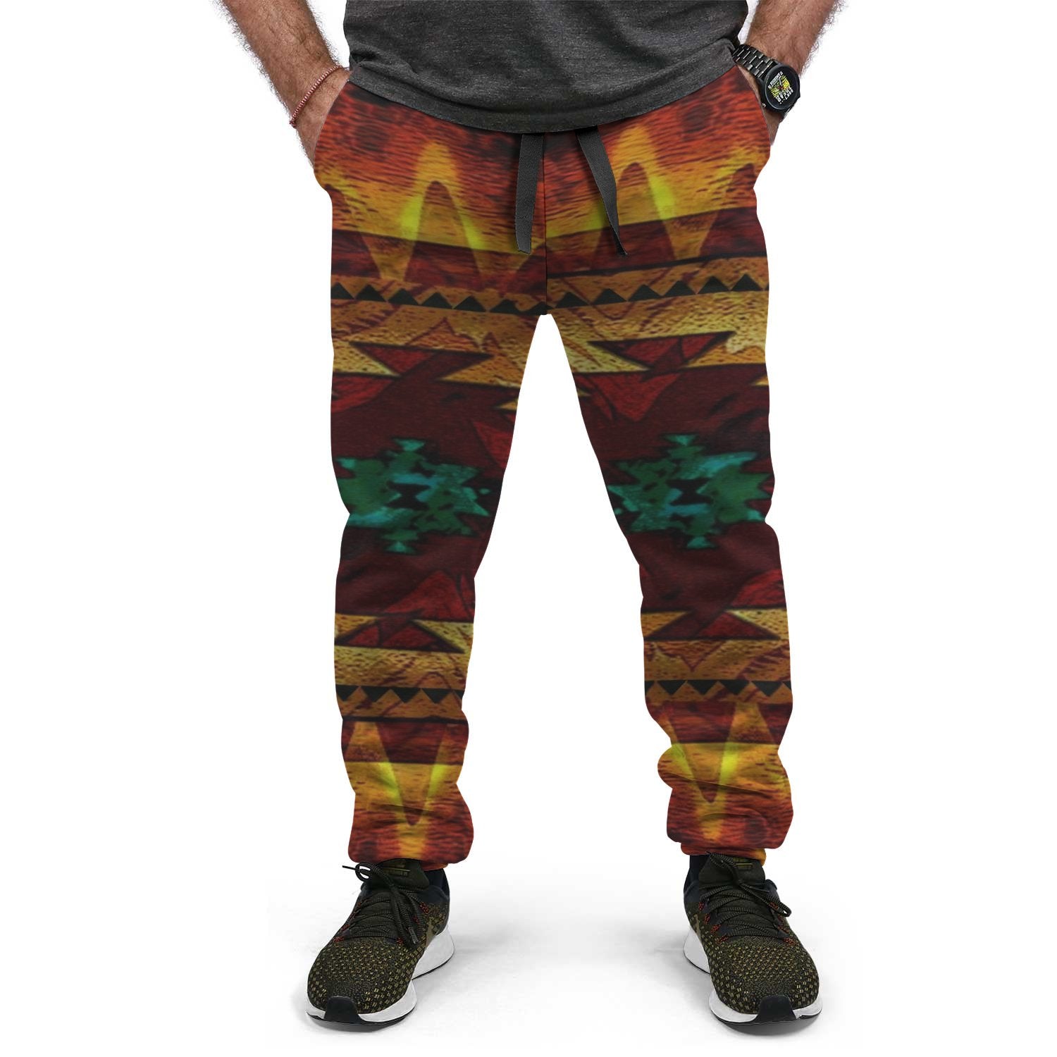 Southwest Brown Symbol Native American Jogger LT10