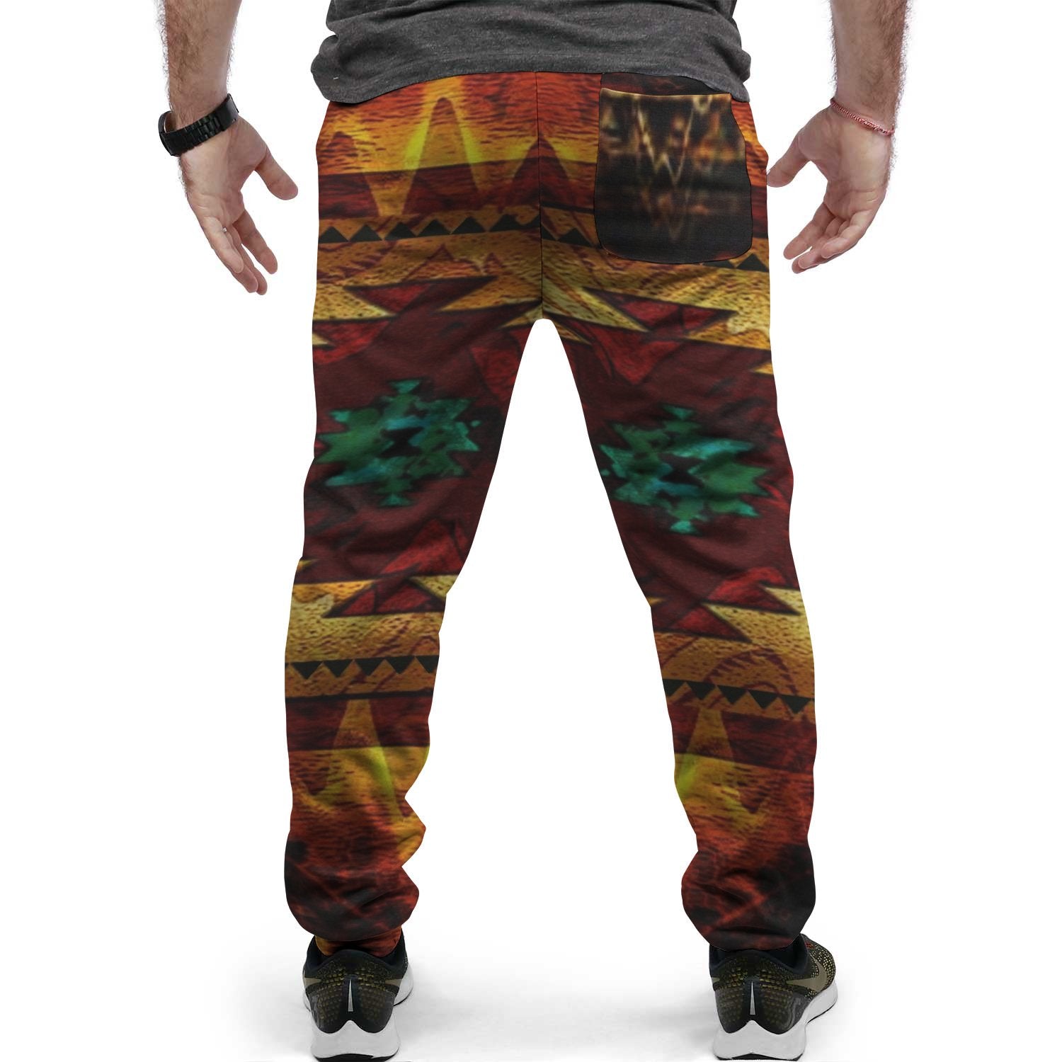 Southwest Brown Symbol Native American Jogger LT10