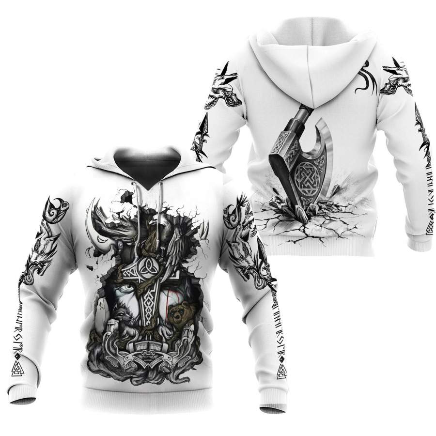 Viking Clothing Viking Odin Hoodie RLT12