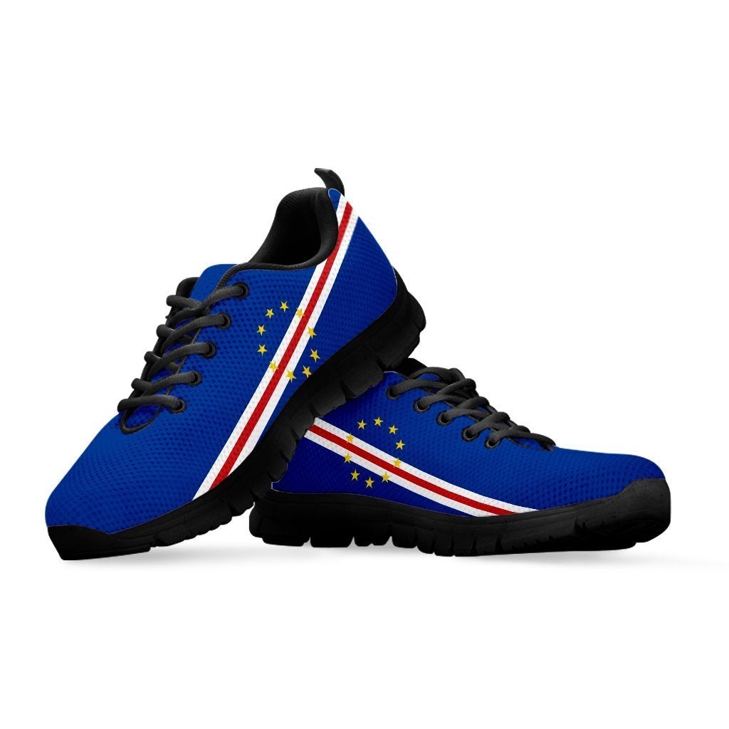 African Footwear - Cape Verde Flag Sneakers