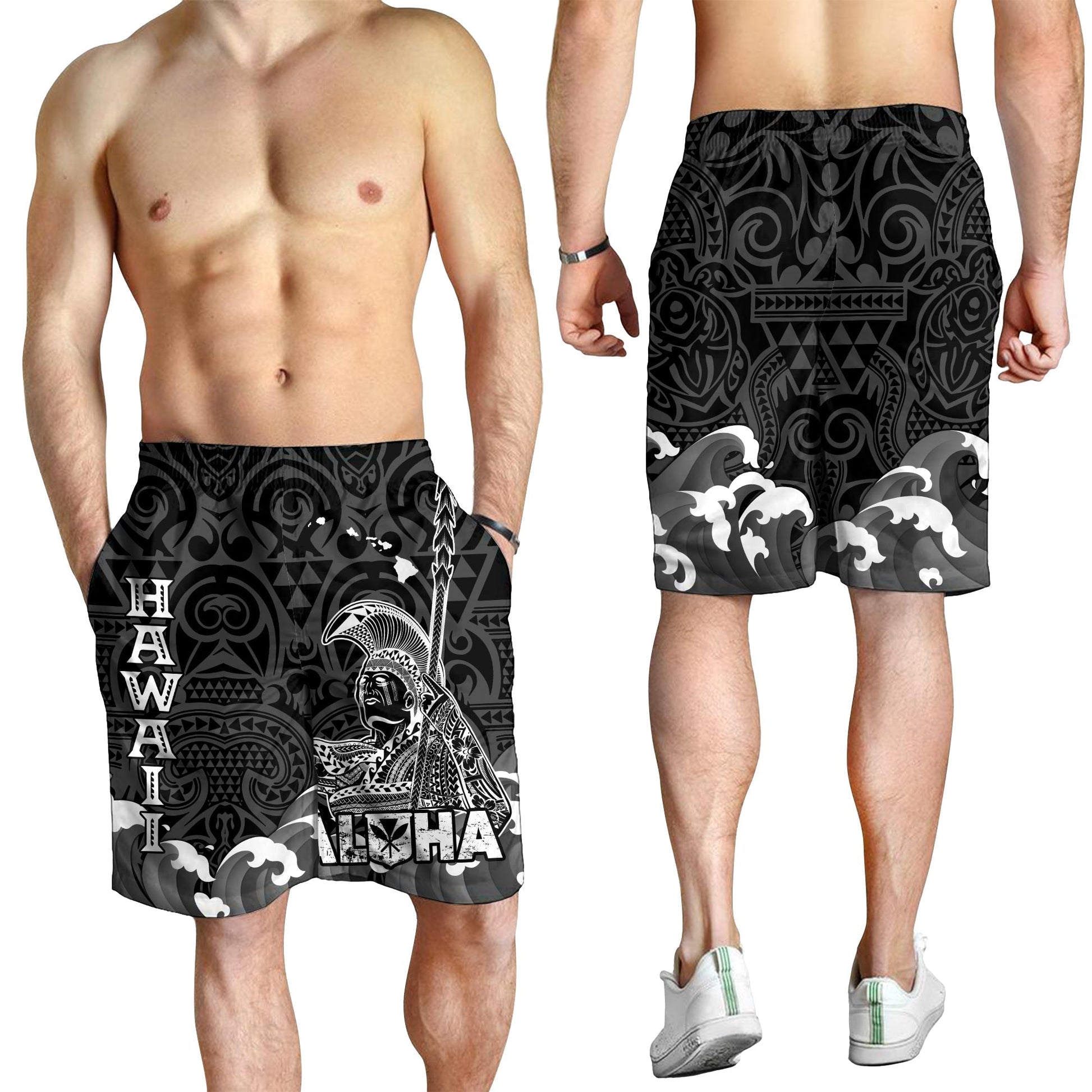 Hawaii King Kamehameha Aloha Hawai'i Nei Men Short LT2