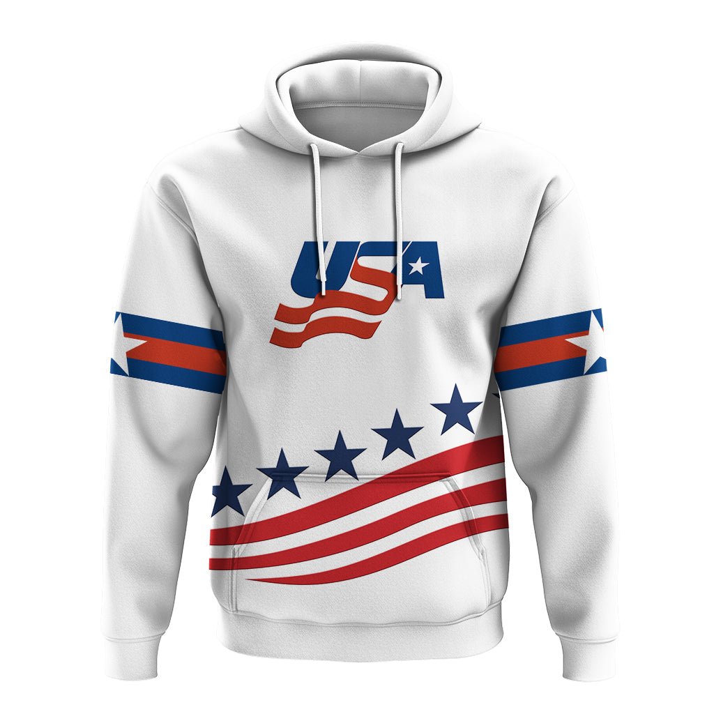 Custom USA Ice Hockey Pride Hoodie LT12