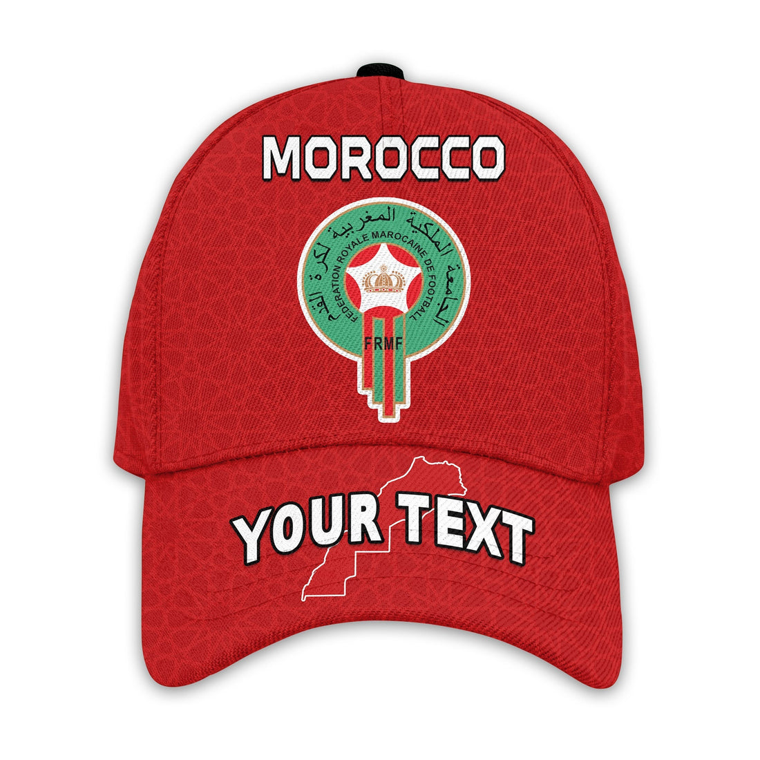 (Custom Personalised) Morocco Football Classic Cap Champions World Cup New History Ver.01 LT13