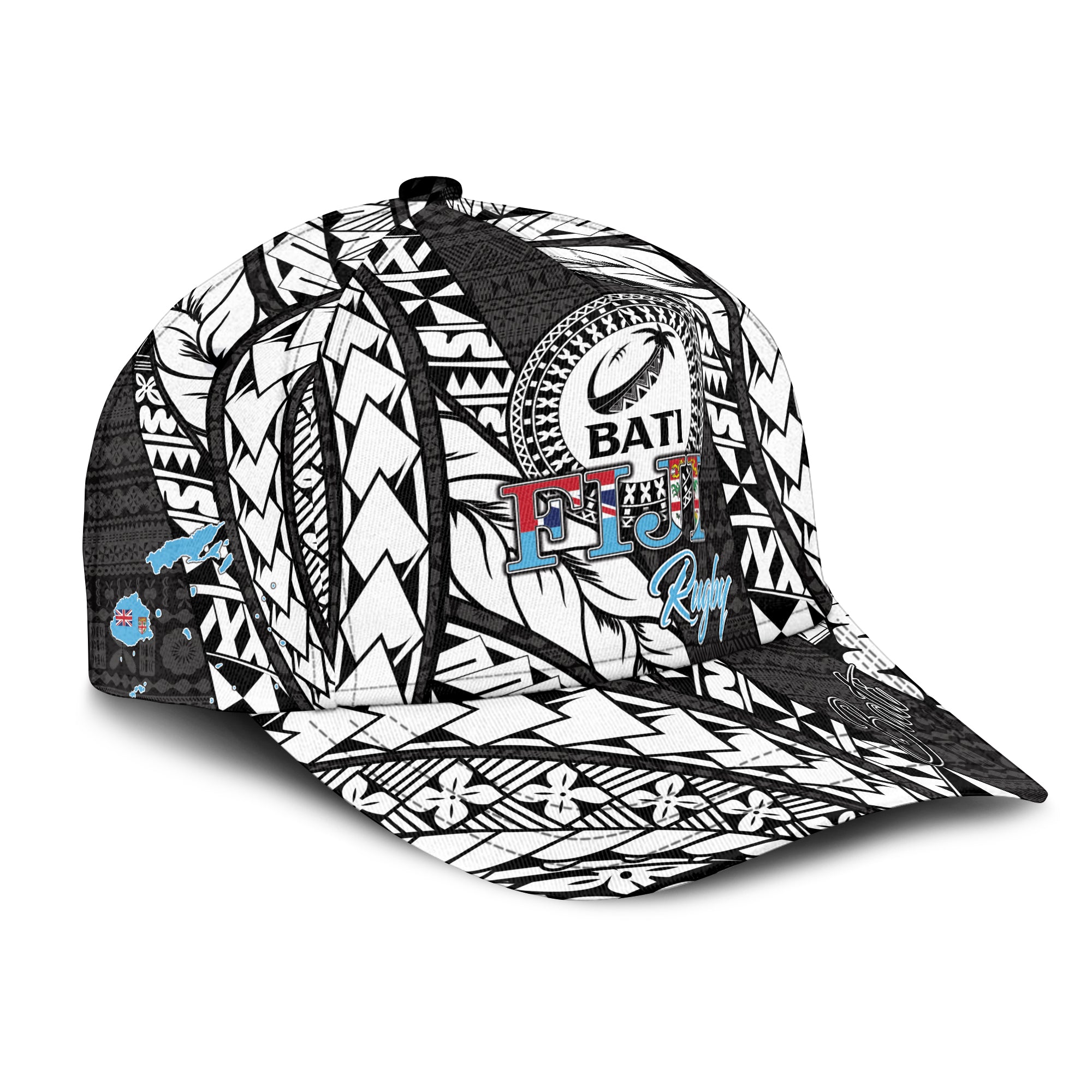 Fiji Rugby Bati Tapa Pattern Cap LT2