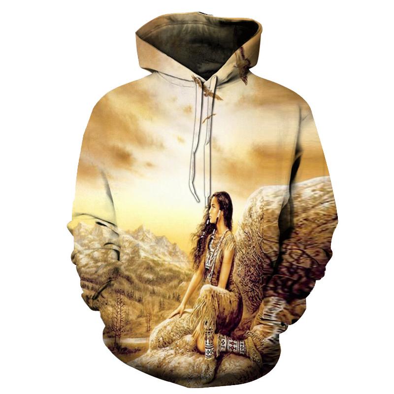 The Bird Mountain Women Native American All Over Hoodie LT10