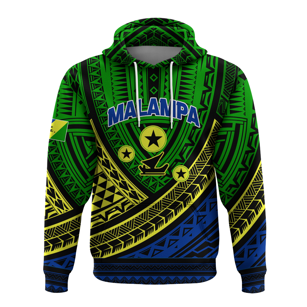 Custom Personalised Malampa Province Vanuatu Tribal Pattern Hoodie LT12
