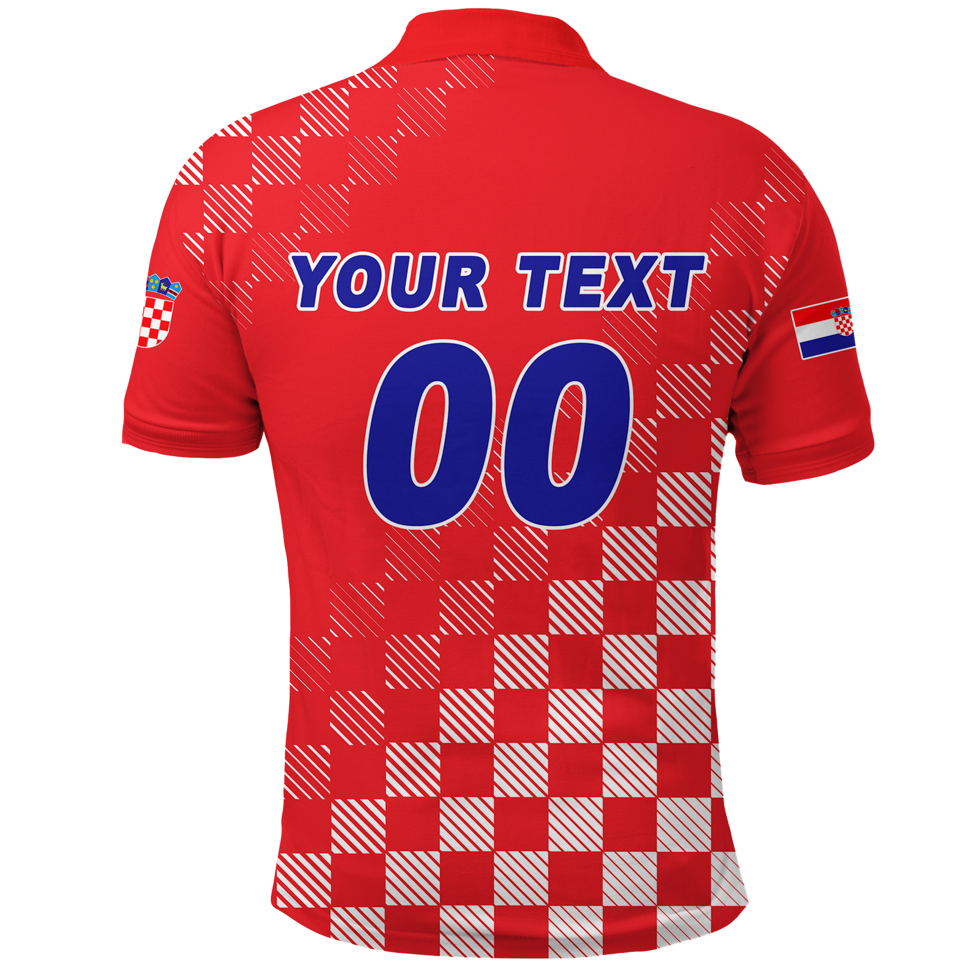 Custom Croatia Polo Shirt Football 2022 Champions Pride Red LT12