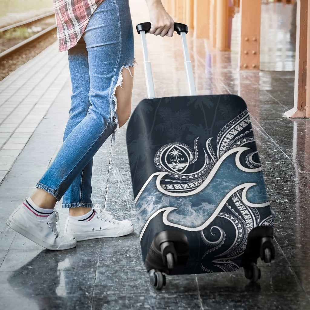 Guam Polynesian Luggage Covers - Ocean Style