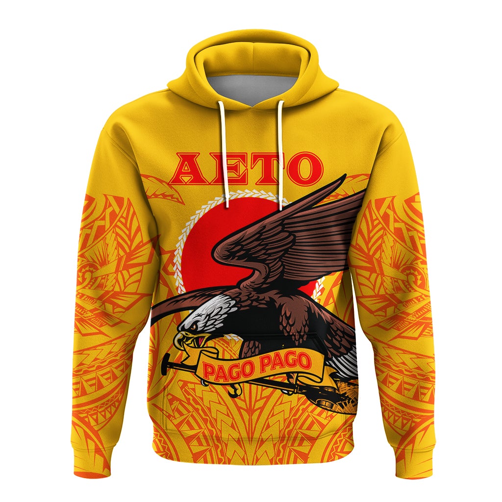 American Samoa Hoodie Aeto Pago Pago Eagle LT12