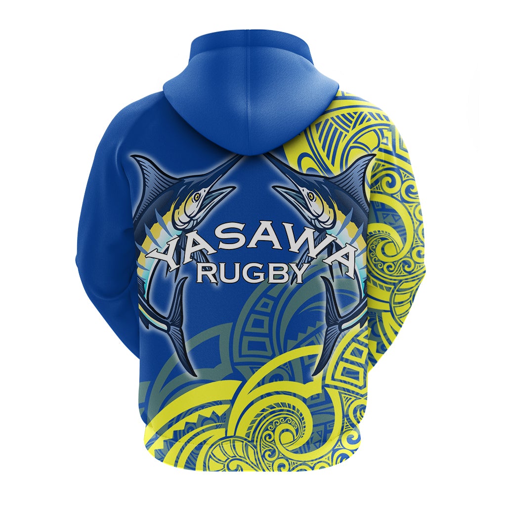 Yasawa Rugby Union Fiji Hoodie - Tapa Pattern LT12