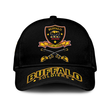 Buffalo Soldiers African American Legend Of The Black Soldiers Cap - LT2