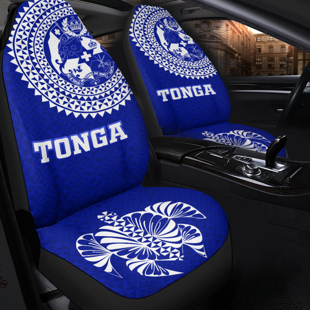 Tonga Car Seat Covers Tongan Blue Turtle - LT12