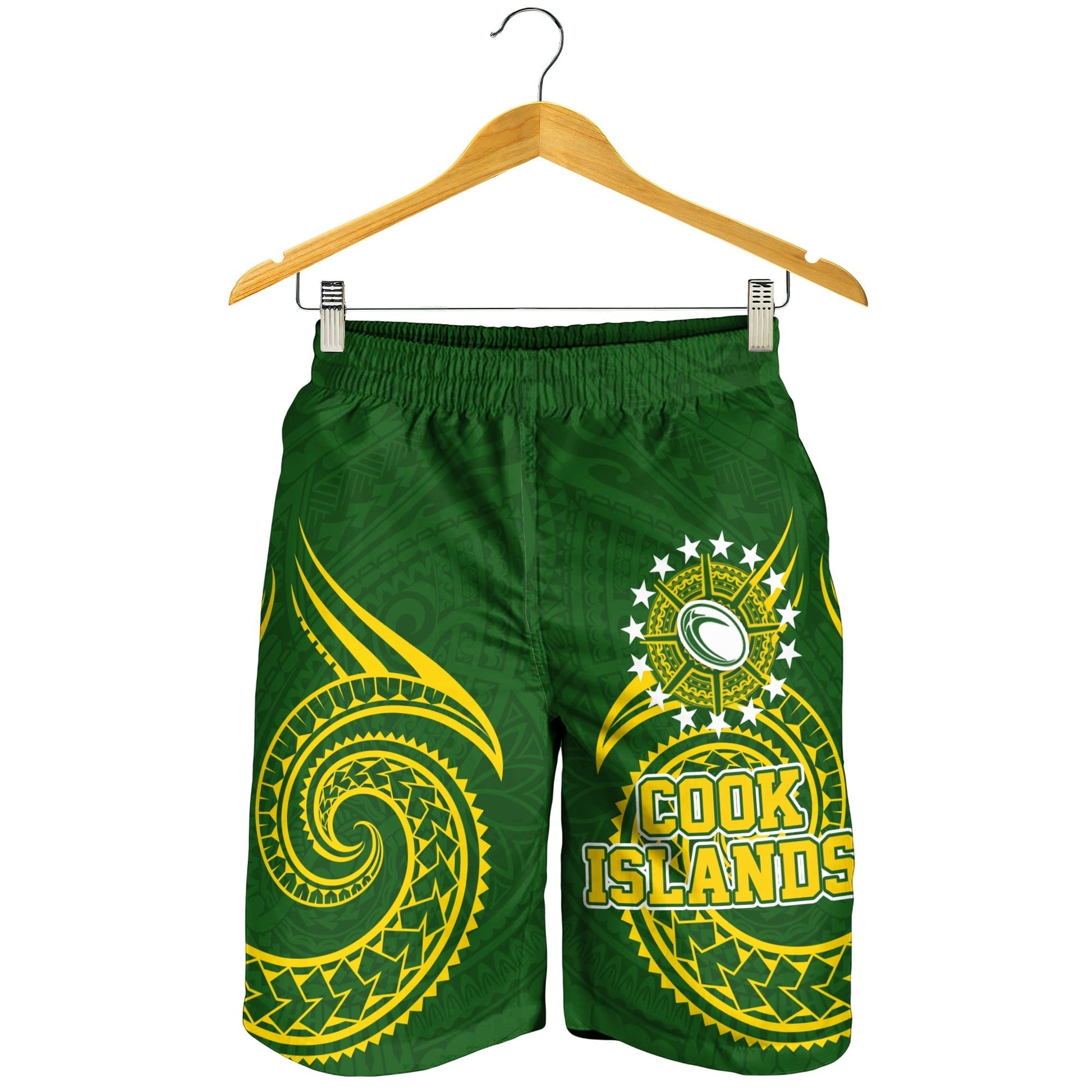 Cook Islands Rugby Men's Short - Tribal Pattern LT12