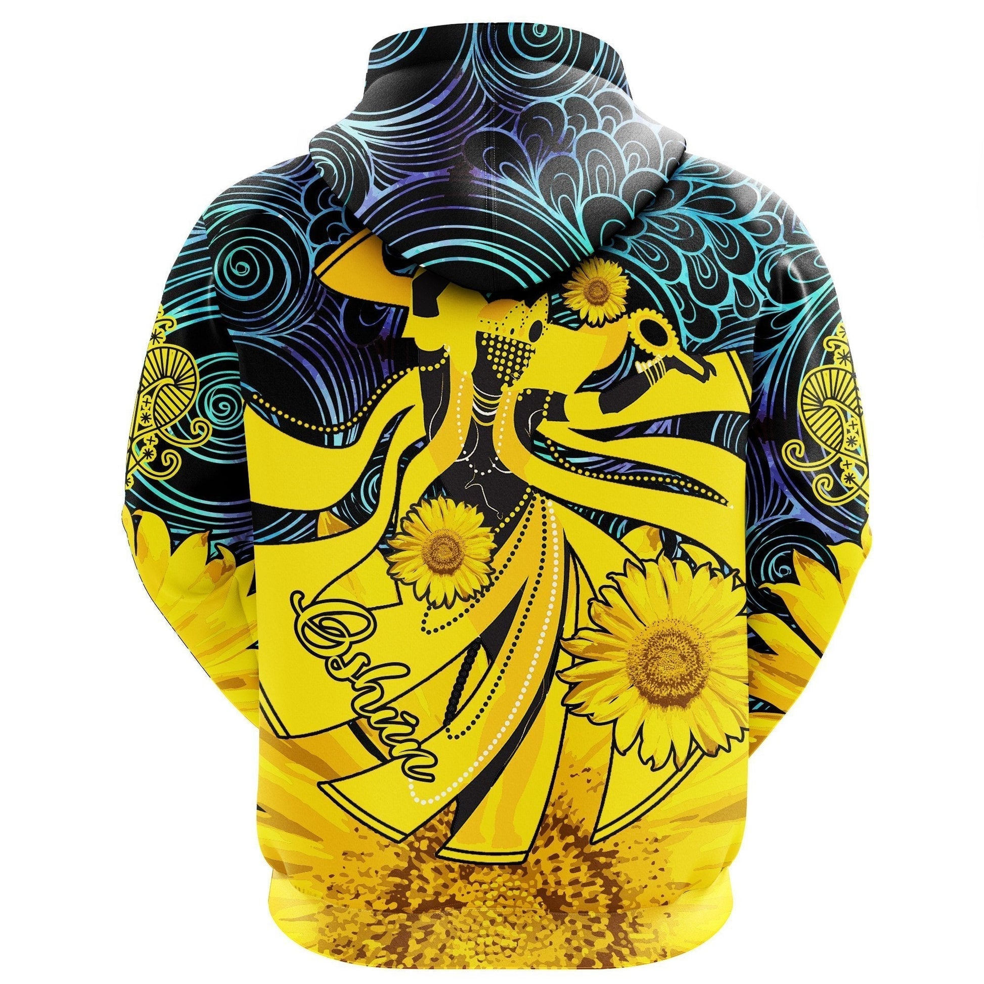 African Hoodie Orisha Oshun Goddess Pullover