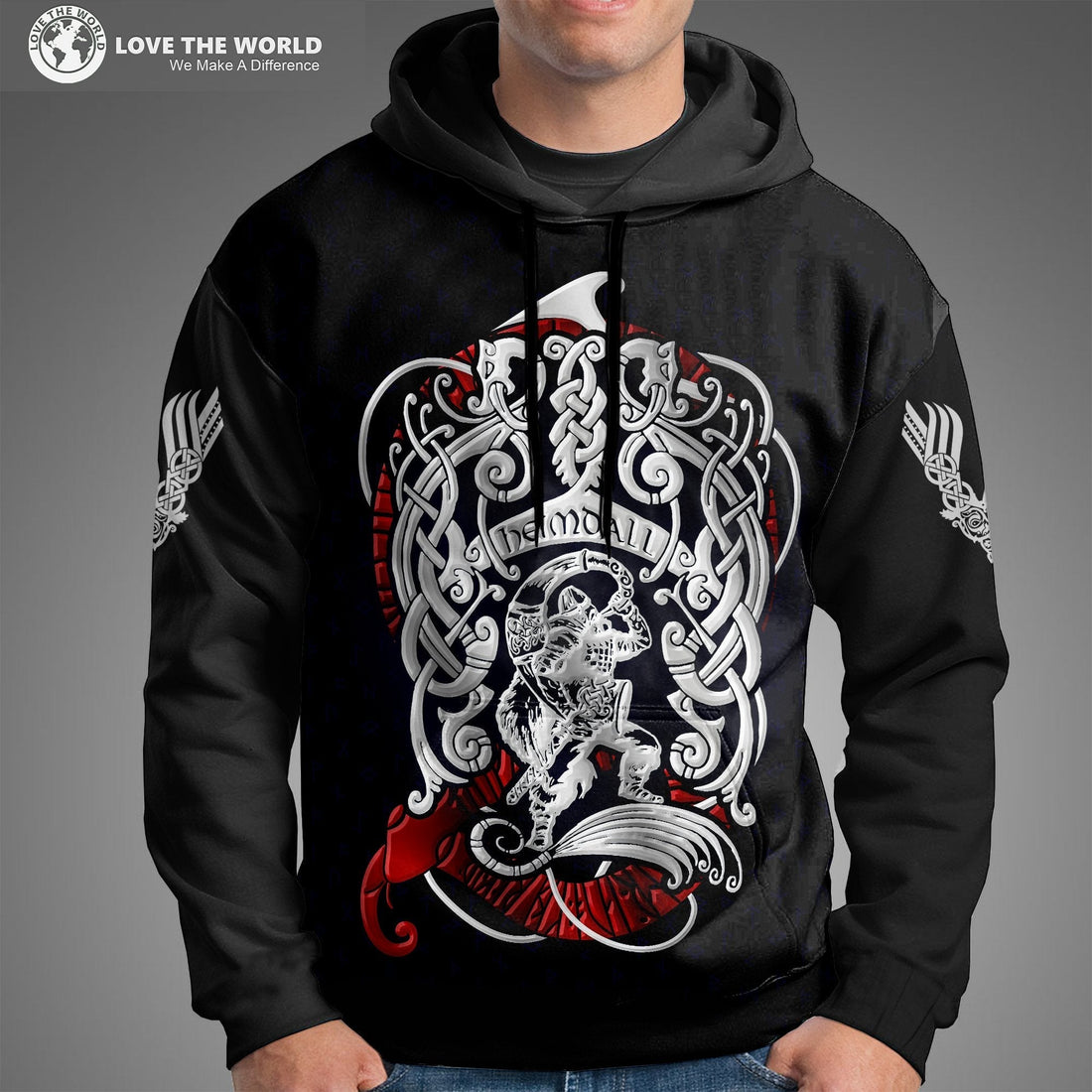 Viking Hoodie Heimdall Son Of Odin RLT12
