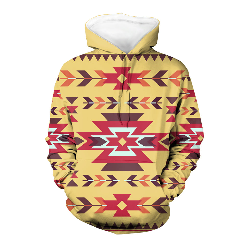 Vector Tribal Native American 3D Hoodie LT10