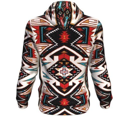 Tribal Pattern Colorful Native American Design 3D Pullover Hoodies LT10