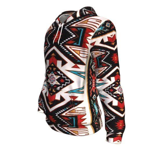 Tribal Pattern Colorful Native American Design 3D Pullover Hoodies LT10