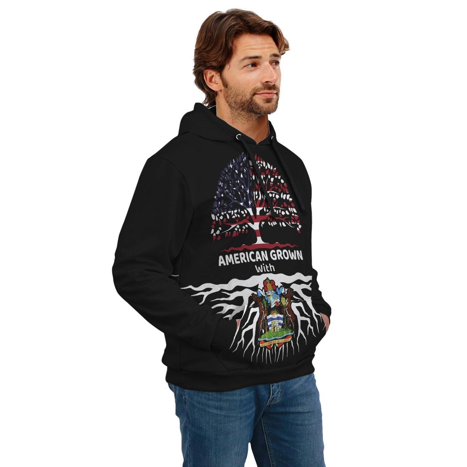 Antigua and Barbuda Hoodie American Root