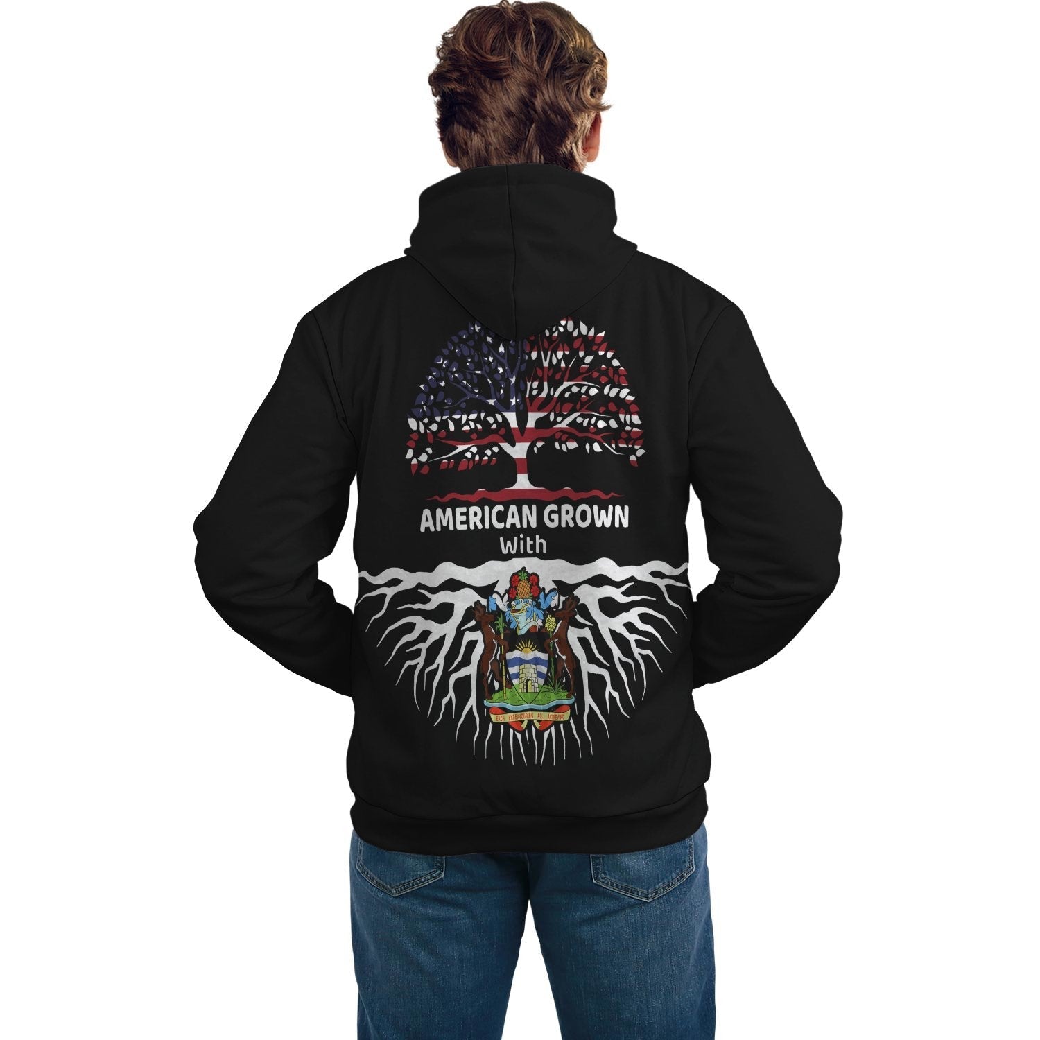 Antigua and Barbuda Hoodie American Root