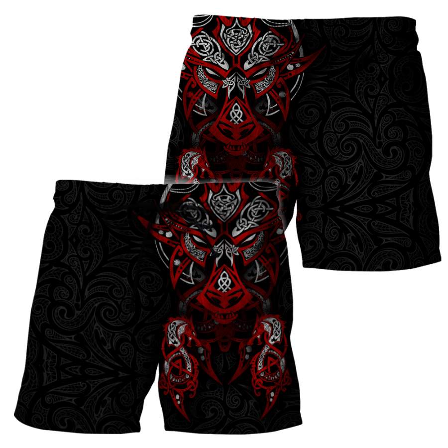 Viking Clothing Viking Tattoo Dragon Shorts RLT12